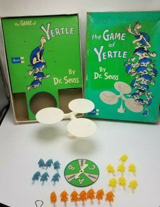 Vintage Revell 1960 The Game Of Yertle By Dr.  Seuss W/ One Yertle Missing Rare