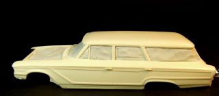 1963 Ford Country Squire Station Wagon 4 dr.  resin 1/25th Galaxie 3