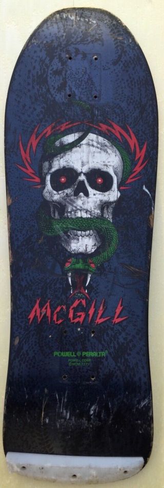 VINTAGE 80’s POWELL PERALTA MIKE MCGILL SKATEBOARD DECK SEVEN PLY 1801 2