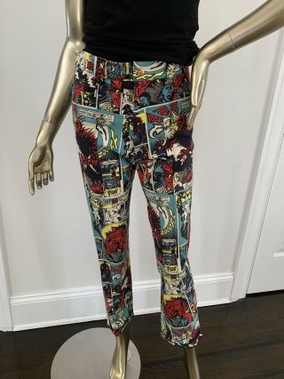 Jean Paul Gaultier Collectible Vintage 95/96 Virus Man Comic Pants Womens/unisex