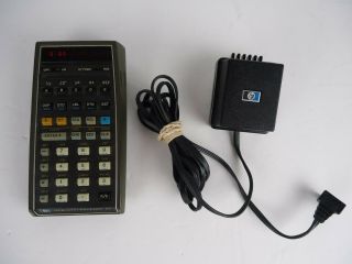 Vintage Hp - 65 Hewlett Packard Calculator Hp 65 With Ac Adapter