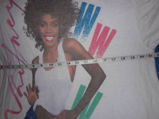 Whitney Houston Shirt Vintage 1987 The Moment Of Truth World Tour RAP HIP - HOP 6