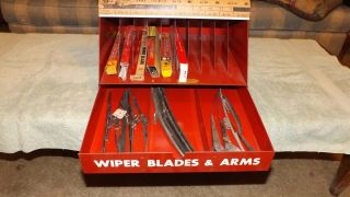 Vintage Trico Wiper Dealer 40 ' s - 50 ' s display with some inventory.  is 3
