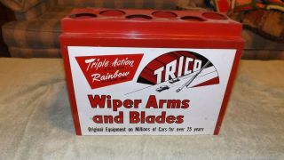 Vintage Trico Wiper Dealer 40 ' s - 50 ' s display with some inventory.  is 6