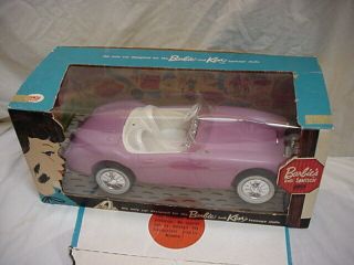 Vintage Barbie Irwin 1964 Rare Lavender Austin Healy Sportscar Wards Exclusive