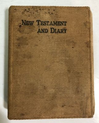 Testament And Diary Ww1 Era Soldier 