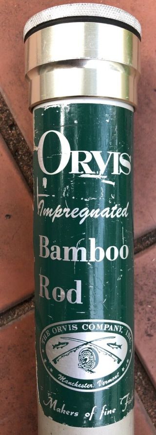 Orvis Impregnated Bamboo Fly Rod 7 1/2’ 6wt 2