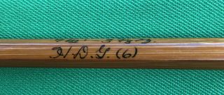 Orvis Impregnated Bamboo Fly Rod 7 1/2’ 6wt 8