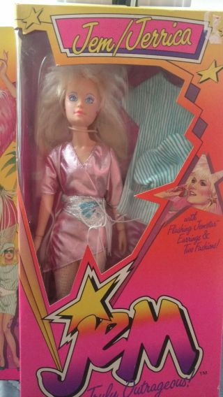 Jem/jerrica Doll 1985 Hasbro Nib Factory Vintage