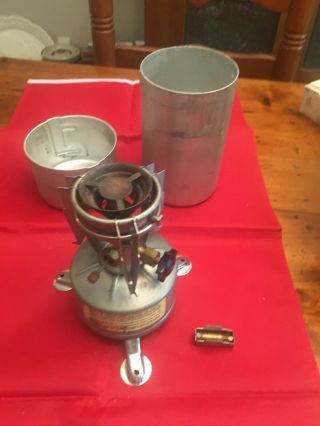 Vintage U.  S.  C.  M.  Mfg Co 1945 Military Camp Stove Wwii Army Cookstove