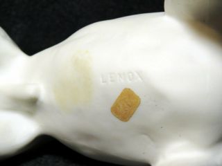 LARGE VINTAGE Lenox China BULLDOG 8 