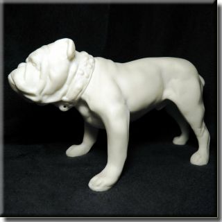 Large Vintage Lenox China Bulldog 8 " Figurine Sculpture Art Deco C1930 Rare Dog
