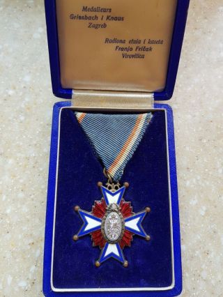 Yugoslavia,  Serbia 1929.  Order Of Merits In Fireservice With Box