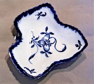 18th C.  Pennington Liverpool Porcelain Leaf Shaped Pickle Dish C.  1780