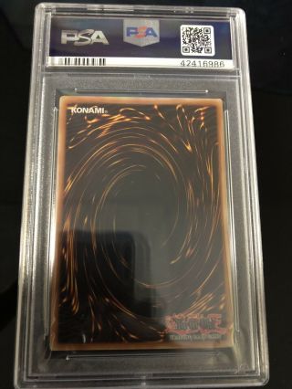 Yugioh PSA 9 1st Edition Ultimate Rare Ancient Gear Beast.  The Lost Millennium. 2