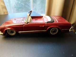 Vintage Haji Japan Mercedes 230sl Tin Friction Car