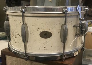 Vintage Early 1950’s Slingerland 7” X 14” Snare Drum