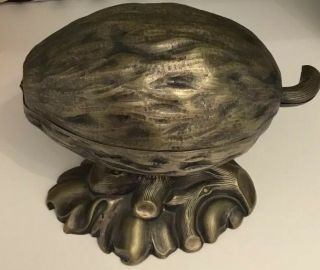 Antique Judaica Silver Jewish Etrog Box