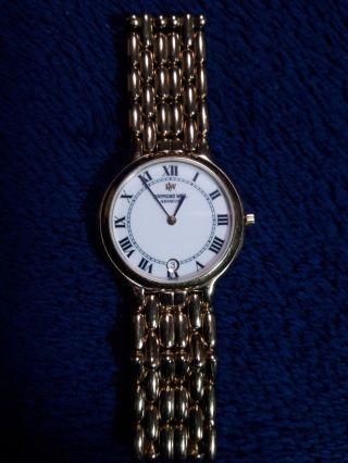 Classic Raymond Weil Geneve 18k Gold Electroplated Men 