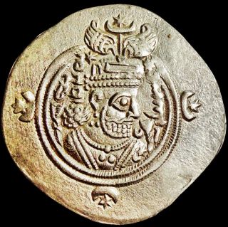 Ancient - Sasanian Empire - Khusro Ii - Silver Drachm (591 - 628 Ad) Rare Sas13