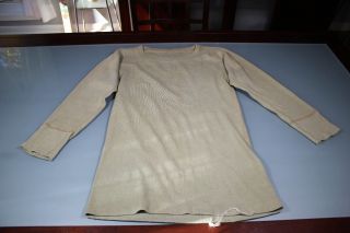 Us Ww2 Army Khaki Sweat Shirt? Long Sleeve Underwear Long John Thermal.  Named.