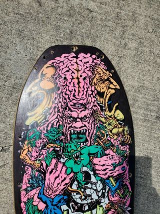 Vintage santa cruz skateboard deck Rob Roskopp V 2