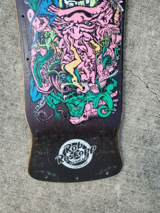 Vintage santa cruz skateboard deck Rob Roskopp V 4