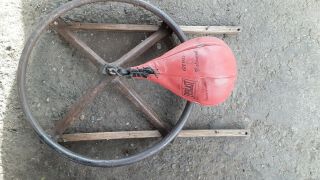 Vintage Everlast Speed Bag W/ Mount 4028