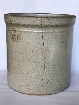 Western Stoneware 2 Gallon Salt Glazed Crock w Maple Leaf 3