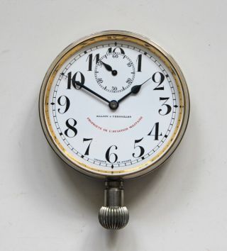 Ww1 French Aircraft Clock Watch Aviation Militaire 14 18
