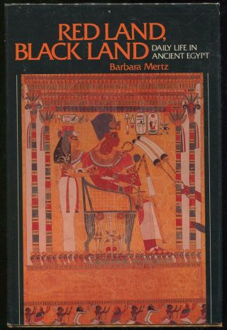 Red Land Black Land Barbara Metz - 1st Printing - Hc/dj - Nf/nf - Ancient Egypt