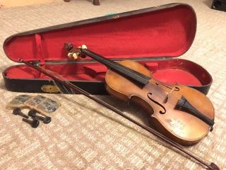 Johann Hoffmann Violin Old Rare Vintage Antique 14 Inch Back