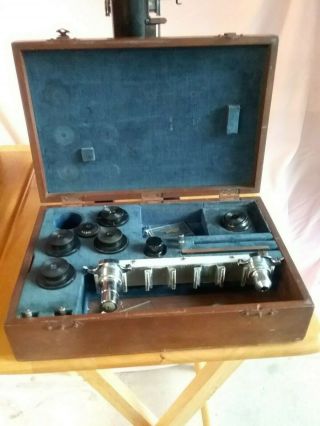 Antique Spencer Buffalo Microscope 167466 - box 7