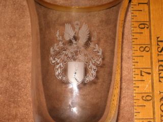 Rare Large Hg Crystal Champ.  Glass / Vase