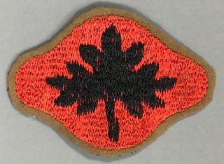Wwii Army 43rd Division Patch Cut Edges No Glow No 43 Brown Border