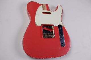 Mjt Official Custom Vintage Age Nitro Guitar Body By Mark Jenny Vtt Coral