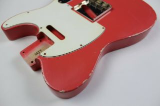 MJT Official Custom Vintage Age Nitro Guitar Body By Mark Jenny VTT Coral 3