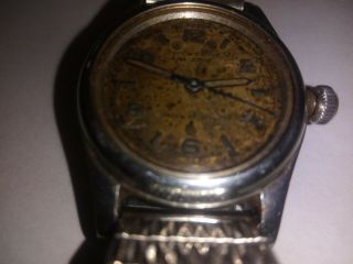 1940s Rare Vintage Oyster Raleigh Military Watch 15 Jewels Swiss Watch 6
