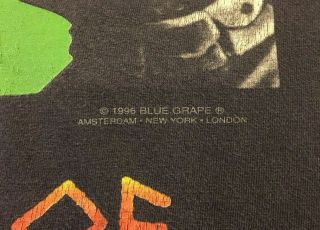 1996 Type O Negative Rare Vtg Tour T - Shirt Liberation of Vinnland Blue Grape 6
