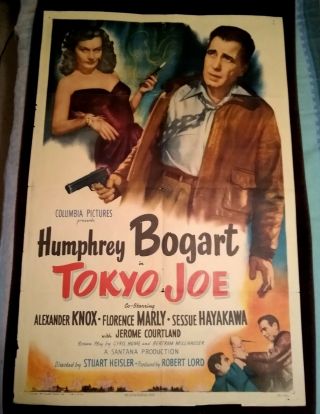 Tokyo Joe 1949 Vintage 1 - Sheet Movie Poster Humphrey Bogart Rare 0102