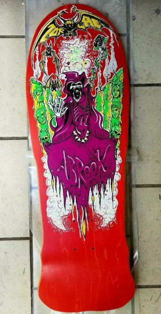 NOS Zorlac Mark / Barry Abrook Ghoul Skateboard Deck OG 1989 SUAS Texas 2