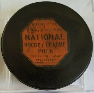 VINTAGE 6 NHL DETROIT RED WINGS ART ROSS CONVERSE GAME PUCK USA 3