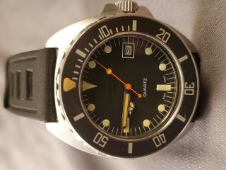 Vintage Scubapro 500 Divers Watch W/patina,  All Ss Case
