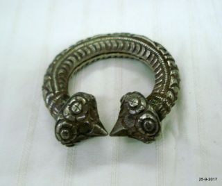 Vintage Antique Tribal Old Silver Cuff Bracelet Bangle Bellydance Jewelry