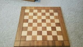 Drueke Vintage Chess Board 23 " X 23 " With 2.  25 " Squares In