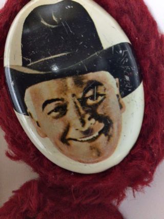 RARE VINTAGE 1950 ' S HOPALONG CASSIDY AUTHENTIC RED EAR MUFFS 2