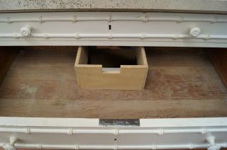 Travertine Sink with Antique Cabinet Custom Made Jack and Jill 2 Available - 1 7