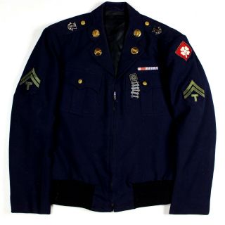 Us Army Veteran Reunion Jacket 60th Infantry Regiment 9th Division Bazooka