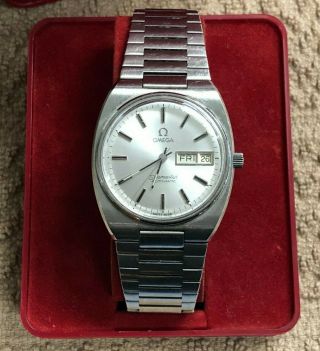 Omega Seamaster Automatic Cal.  1020 Day/date Ref.  166 0216 Stainless Steel