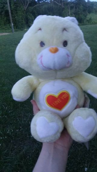 Charity I Love You Carebear Rare Exclusive Limited Vintage Noble
